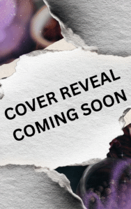 Torn paper revealing glimpses of a magical background with purple sparkles and glowing light, featuring the text “COVER REVEAL COMING SOON.”